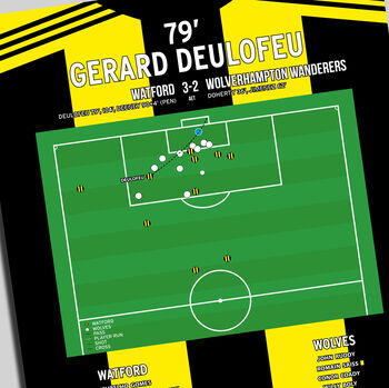 Gerard Deulofeu Goal Fa Cup Semi Final 2019 Watford Print, 2 of 2