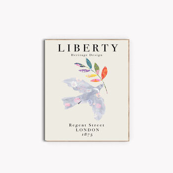 Liberty Of London Grey Bird Print, 2 of 3