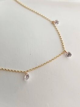 Naked Diamond Three Dangle Necklace, 4 of 5