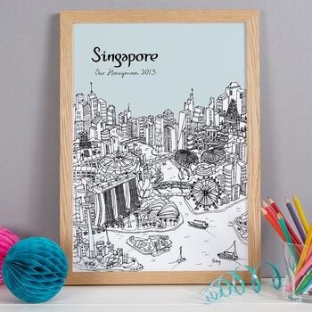 Personalised Singapore Print, 9 of 10