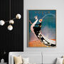 Vogue Ride The Peacock, Canvas Art, thumbnail 1 of 6