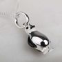 Personalised Solid Silver Penguin Necklace, thumbnail 5 of 6