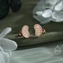 Sterling Silver Mitochondria Stud Earrings, thumbnail 6 of 12