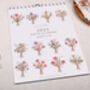 2025 Floral Birth Month Calendar For The Wall, thumbnail 2 of 6