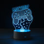 Personalised Gaming LED Night Light For Kids, thumbnail 2 of 3