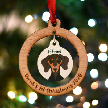 Puppy's First Christmas Dog Decoration, 6 of 12