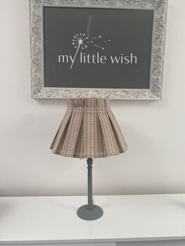 Coral Handmade Pleated Lampshade, 3 of 5