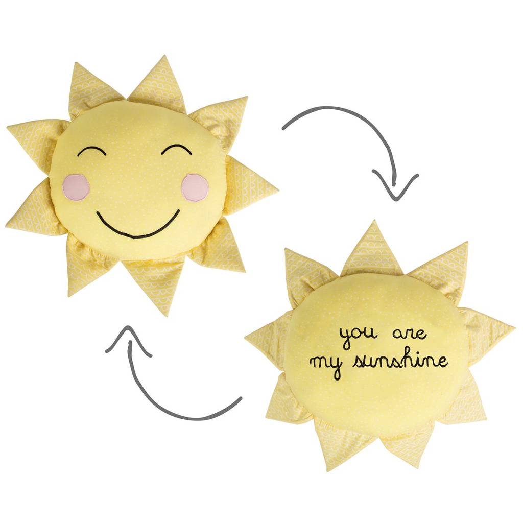 you are my sunshine cushion by pink pineapple home & gifts