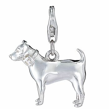 Jack Russell Sterling Silver Charm, 4 of 7