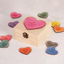 I Love You Because Personalised Love Heart Token Box, thumbnail 2 of 7