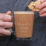 Personalised Morning Coffee Glass Mug, thumbnail 2 of 6