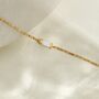 Darcy Pearl Pendant Gold Bracelet, thumbnail 3 of 6