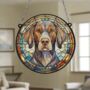 German Shorthaired Pointer Stained Glass Effect Suncatcher, thumbnail 4 of 5