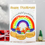 Rainbow Grandchildren Christmas Card, thumbnail 3 of 12
