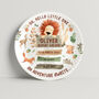 Personalised Lion And Friends Keepsake Birth Plate, thumbnail 2 of 3
