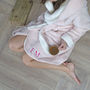 Personalised Reversible Hooded Dressing Gown, thumbnail 2 of 4