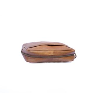 Walnut Zip Top Wash Bag, 2 of 5