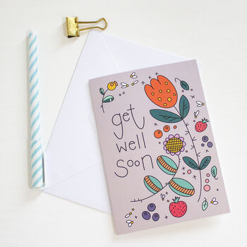 Get Well Soon Card By Nelly's Treasures 