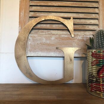 Snug Gold Letter Sign Home Decor Gifts Presents, 3 of 5
