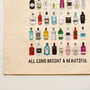 'All Gins Bright And Beautiful' Tote Bag, thumbnail 6 of 6