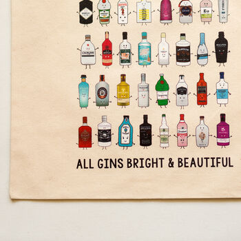 'All Gins Bright And Beautiful' Tote Bag, 6 of 6