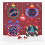 Woodland Animals Bamboo Socks Christmas Gift Set Four Pack, thumbnail 1 of 3
