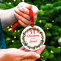 Personalised 'Christmas At' Tree Decoration, thumbnail 1 of 9