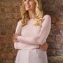 Modal/Cashmere Boat Neck Base Layer, thumbnail 3 of 10