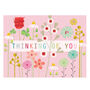 Mini Floral Thinking Of You Card, thumbnail 2 of 4