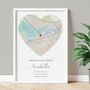 Welcome To The World Personalised Map Print New Baby Gift, thumbnail 2 of 11