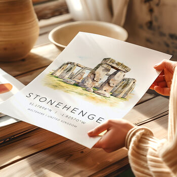 Stonehenge Wiltshire Print, 4 of 10