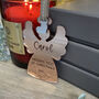 Personalised Rose Gold Angel Christmas Tree Dec 23, thumbnail 2 of 10