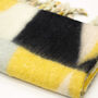 Hand Felted Chunky Colour Block Stripe Scarf, thumbnail 7 of 11
