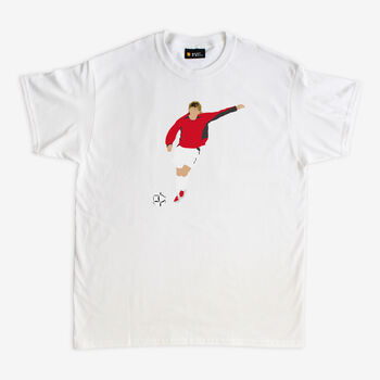 David Beckham Man United T Shirt, 2 of 4