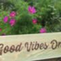 Good Vibes Only Natural Wooden Sign, thumbnail 2 of 4