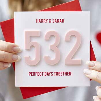 Personalised Days Together Card, 6 of 12