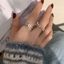 Adjustable Pearl Ring Set, thumbnail 2 of 4