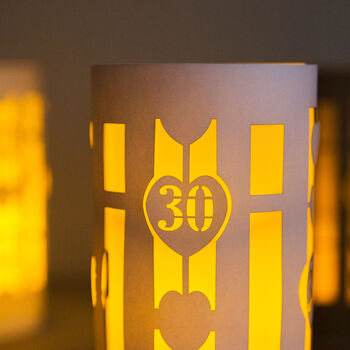 50th Birthday Party Decoration Centrepiece Luminary, 9 of 11