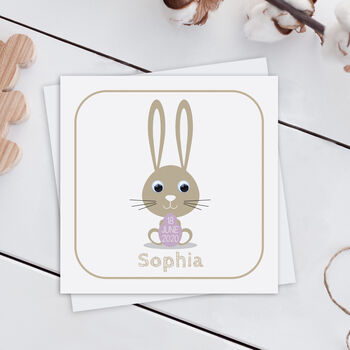 Personalised New Baby Bunny Clock, 11 of 12