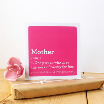 Funny Definition Mum Card, 4 of 6