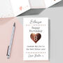 Personalised Birthday Fold Out Foil Card, thumbnail 1 of 7