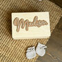 Personalised Layered Name Memory/Treasure/Storage Box, thumbnail 5 of 6