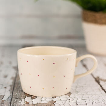 Drama Queen Handmade Spotty Cup, 3 of 3