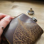 Personalised Mulberry Leaf Hip Flask, thumbnail 3 of 4