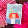 Mini Aquarius Zodiac Card, thumbnail 4 of 5