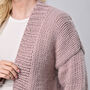 Bomber Cardigan Knitting Kit, thumbnail 5 of 8