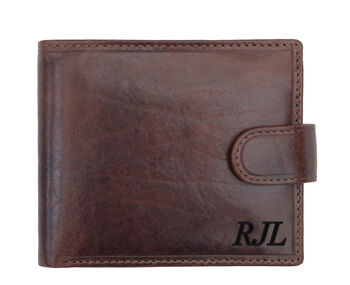 Personalised Vegetable Tanned Leather Wallet Rfid, 6 of 11