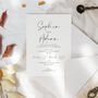 This Is Love Wedding Invitation + Info Cards, thumbnail 2 of 3