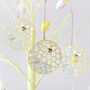 Set Of Two Honeycomb And Bee Hanging Easter Decorations, thumbnail 3 of 5