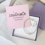 Soulmate Friendship Gift Crystal Bracelet Rose Quartz Valentine Mothers Day, thumbnail 1 of 9